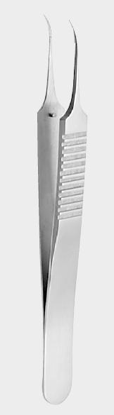 Пінцет Тюбінгена (Tübingen) для райдужної оболонки, № 3 (вигнутий)